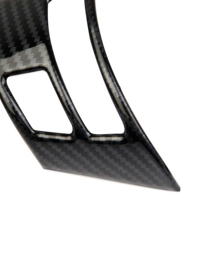 Fewshaw Carbon Fiber Style Interior Steering Wheel Trims Cover Accessoriess for 2006-2013 Chevy Corvette C6 (Both Sides Trim(for 06-11)) - Image 4